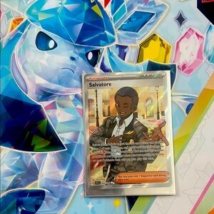 Salvatore Trainer Temporal Forces Pokemon Card